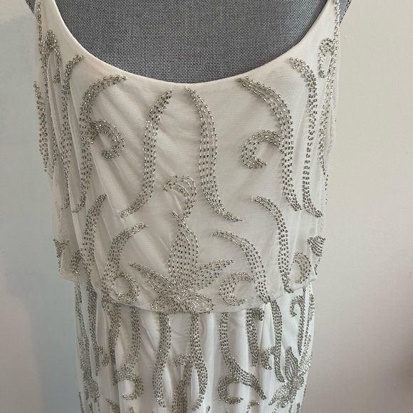 Simly Liliana Beaded Cream Dress - Picture 2 of 13